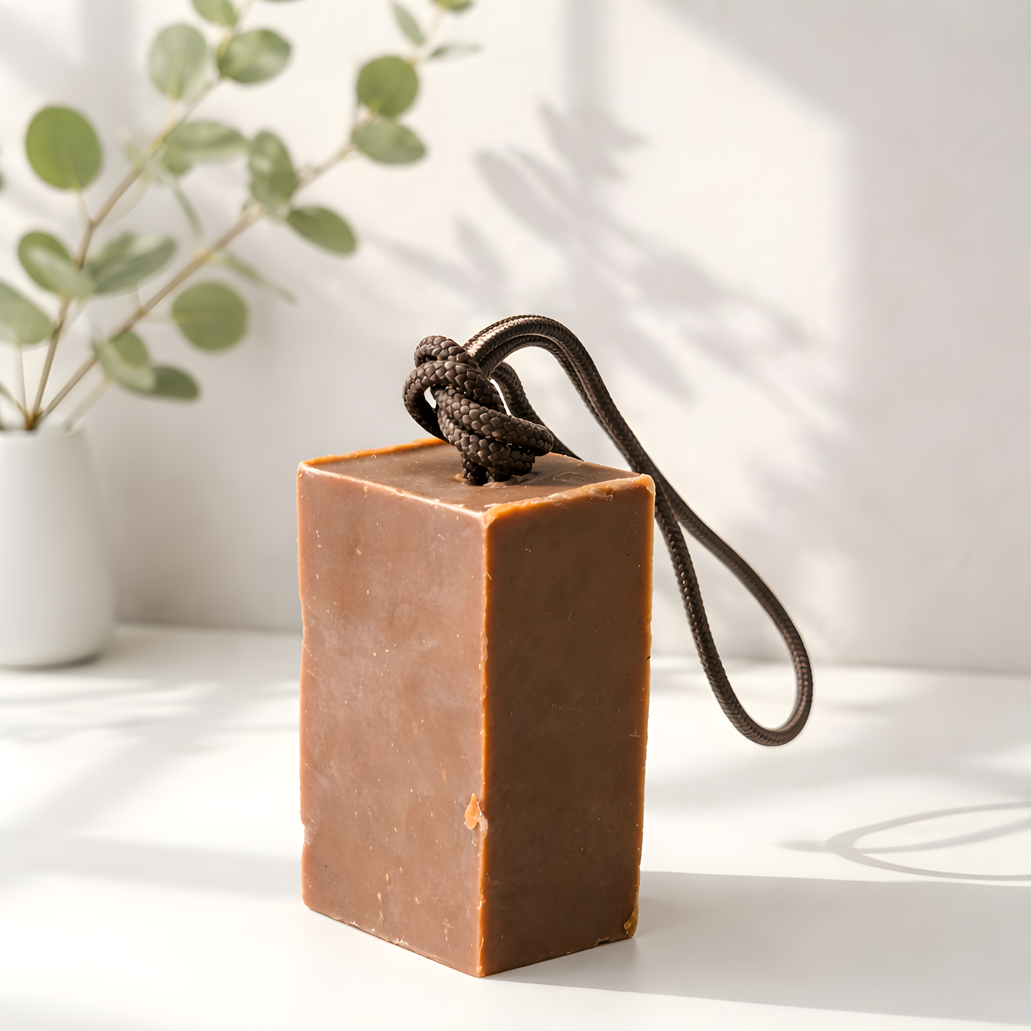 Soap on a rope Dark and Woody